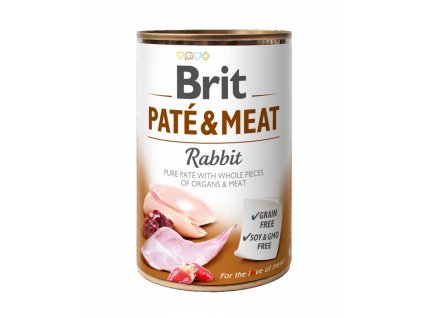 Brit paté & meat - Rabbit (Varianta - původní 800 g)