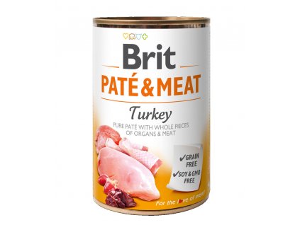 Brit paté & meat - Turkey (Varianta - původní 400 g)