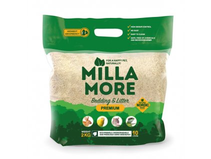 Substrát - štěpky osikové, Milla More Premium (Varianta - původní 50 l / 10 kg)