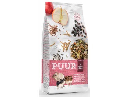 PUUR dwarf hamster&friends - křečík, pískomil, myš (Varianta - původní 400 g)