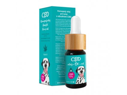 CBD konopný olej pro zvířata (Varianta - původní 10 ml - 2% CBD)