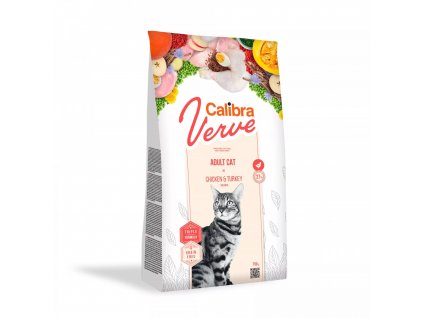 Calibra Cat Verve GF Adult Chicken&Turkey (Varianta - původní 3,5 kg)