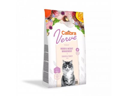 Calibra Cat Verve GF Indoor&Weight Chicken (Varianta - původní 3,5 kg)