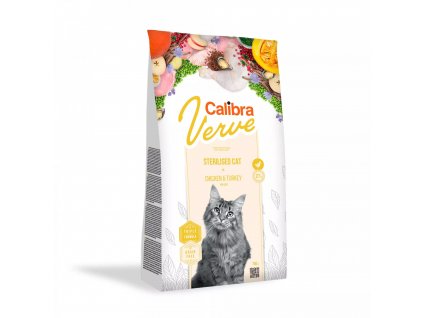 Calibra Cat Verve GF Sterilised Chicken&Turkey (Varianta - původní 3,5 kg)