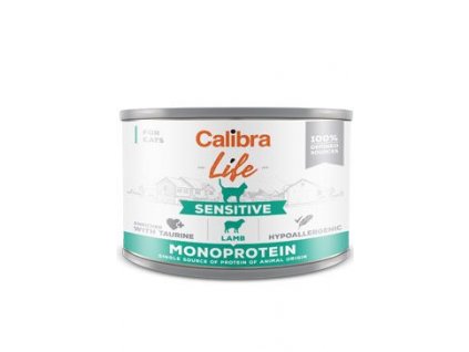 Calibra Cat Life Sensitive Lamb (Varianta - původní 200 g)