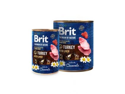 Brit Premium by Nature Turkey with Liver (Varianta - původní 800 g)
