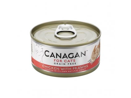 Canagan Cat konzerva - kuře a krevety (Varianta - původní 75 g)