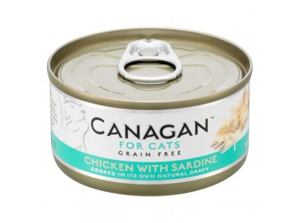 Canagan Cat konzerva - kuře a sardinky (Varianta - původní 75 g)