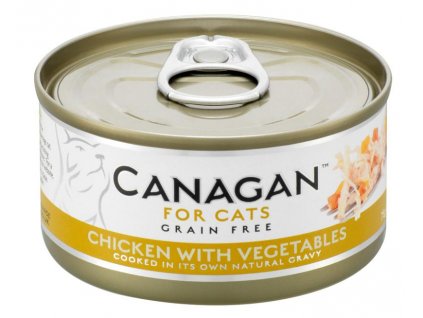 Canagan Cat konzerva - kuře se zeleninou (Varianta - původní 75 g)