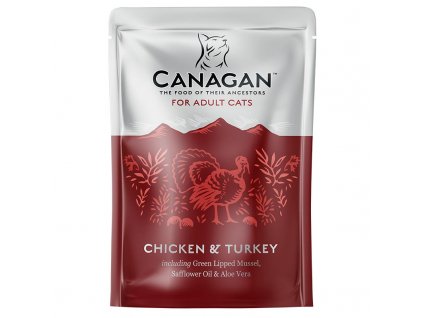 Canagan Cat kapsička - kuře a krůta (Varianta - původní 85 g)