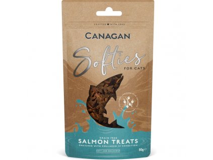Canagan Cat Softies Snack - losos (Varianta - původní 50 g)