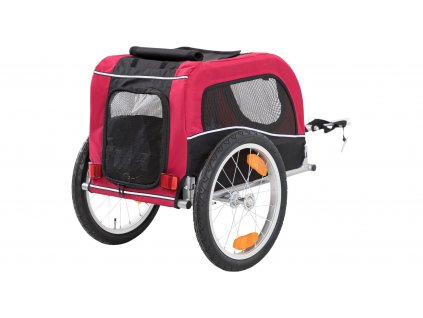 vozík za kolo červený