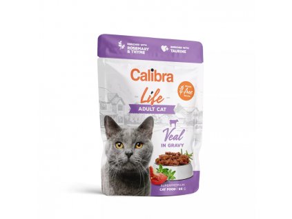 2652 calibra cat life kapsicka adult veal