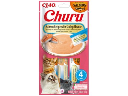 churu cat snack losos a hrebenatka