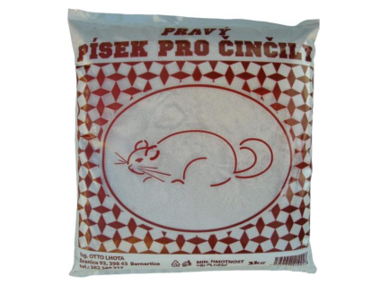 Písek pro činčily