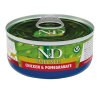 ND cat prime chicken pomegranate