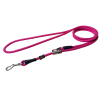 Vodítko lano kůže fuchsie