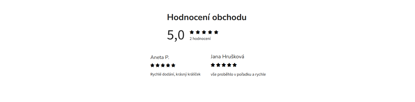 Hodnocení obchodu