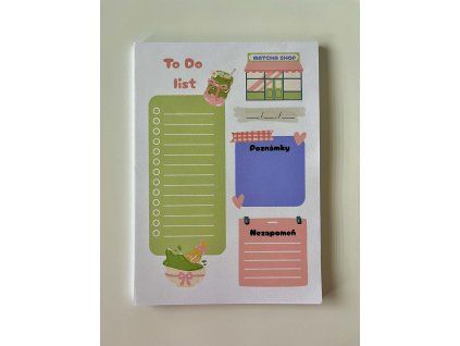 To Do list - matcha lover