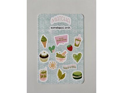 Samolepky arch - matcha