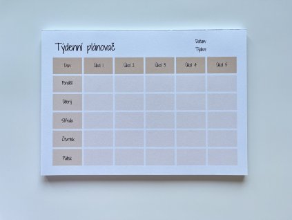 Týdenní plánovač