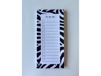 To Do list - zebra