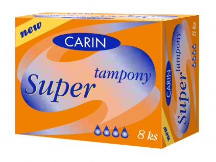 189 tampony carin super 8 ks