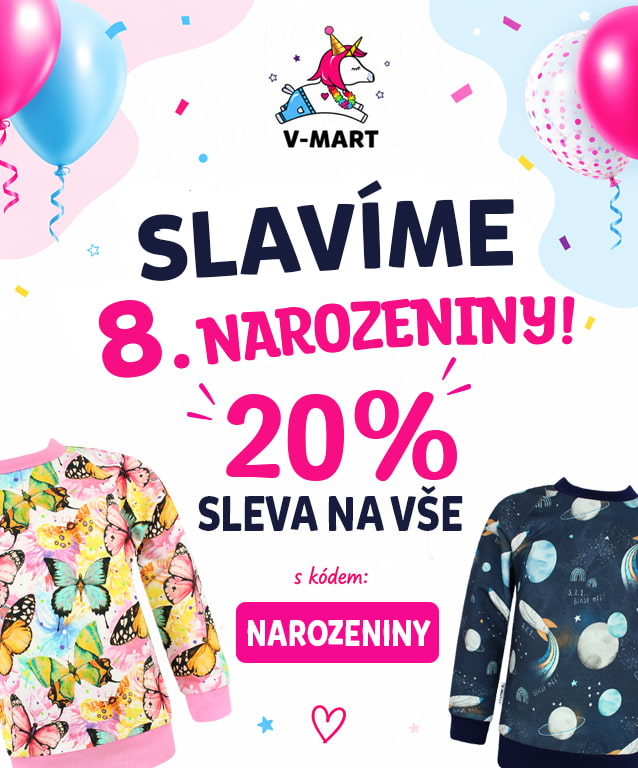 Slavíme 8. narozeniny