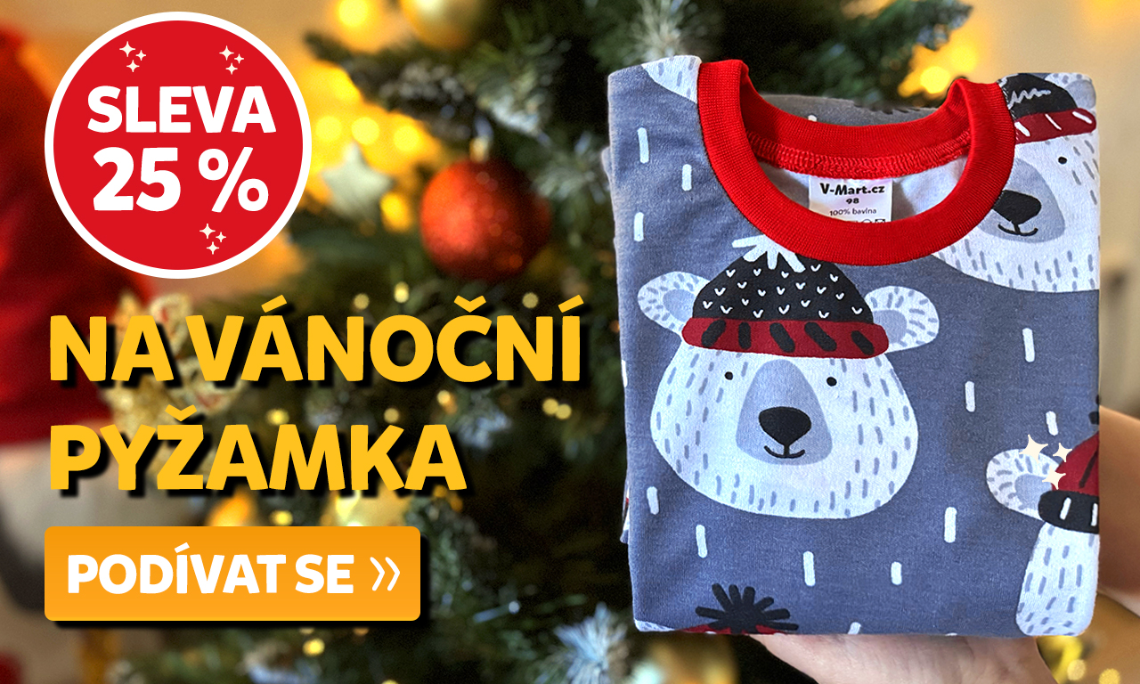 Vánoční pyžamka v akci