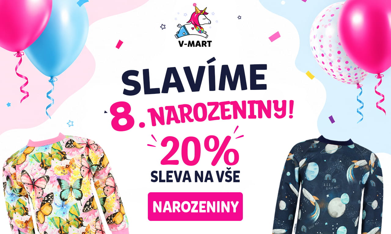 Slavíme 8. narozeniny