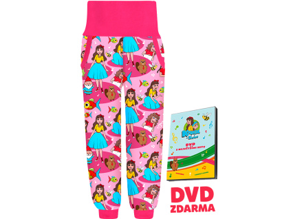 Karol a Kvído Letní softshellové kalhoty pohádkový les dvd zdarma