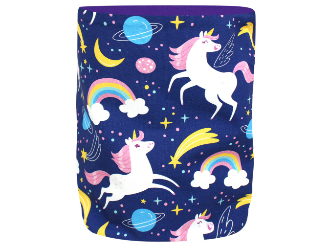 Dívčí jarní podzimní nákrčník jednorožci