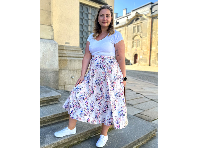 Twinsy dívčí sukně kvítky 2