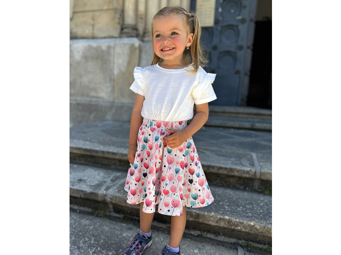 Twinsy dámská sukně srdíčka5