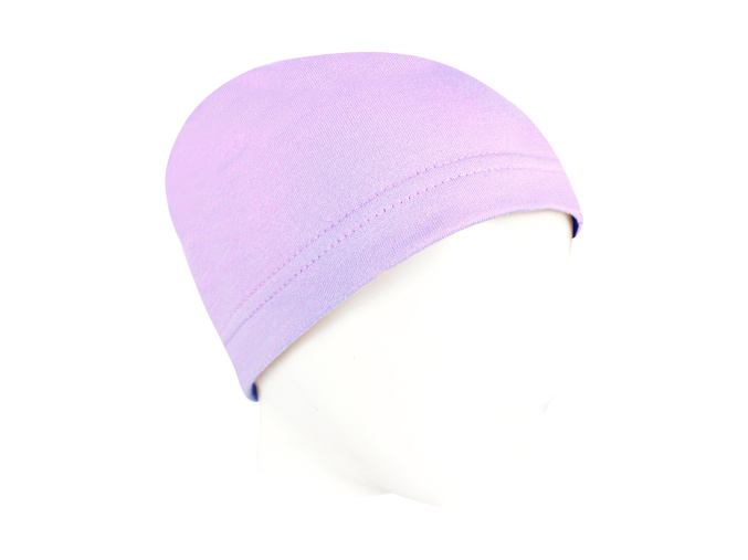 Dívčí jarní podzimní fialová čepice