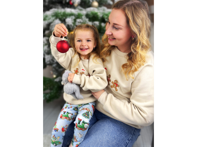 Twinsy dámská dětská mikina s perníčky foto4