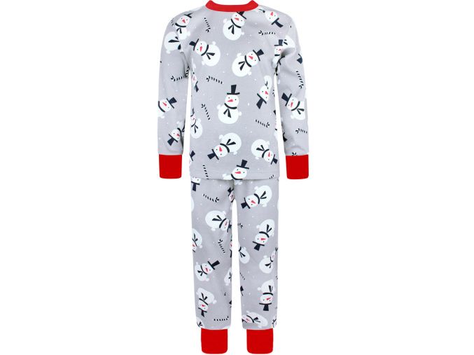 Dětské vánoční pyžamo sněhuláci
