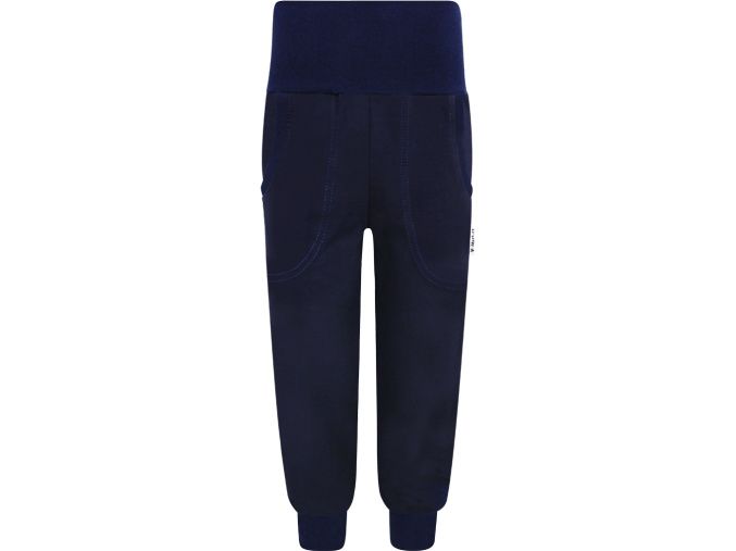 Dětské slim tmavě modré tepláky