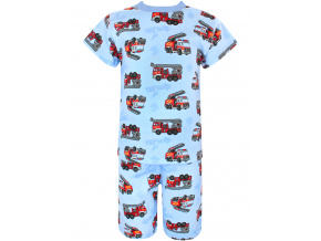 Dětské pyžamo s krátkým rukávem hasiči