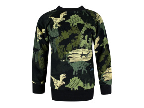 Chlapecká mikiny khaki dinosauři