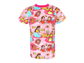 Dívčí tričko s dlouhým rukávem Karol a Kvído Pohádkový les