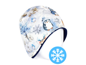 Dětská zimní čepice zvířátka na horách