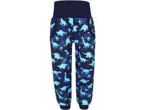 Dětské letní softshellové kalhoty dinosauři