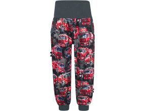 Chlapecké softshellové kalhoty hasiči
