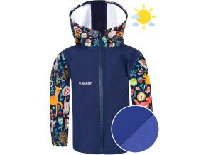 Dětská letní softshellová bunda zvířátka