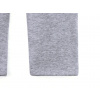 Dětské šedé zateplené legíny detail nohavic