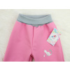 Dětské růžové softshellové kalhoty s vysokým pasem detail pasu2