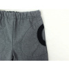 Dětské softshellové kalhoty šedý melír detail kapsy