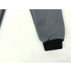 Dětské softshellové kalhoty šedý melír detail nohavice