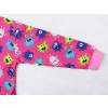Dětské pyžamo příšerky na růžové detail rukávu